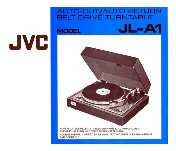 JVC Turntable Record Player Manuals