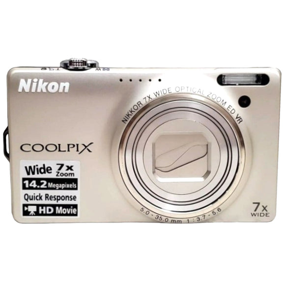 Nikon Coolpix S6000 Digital Camera Silver