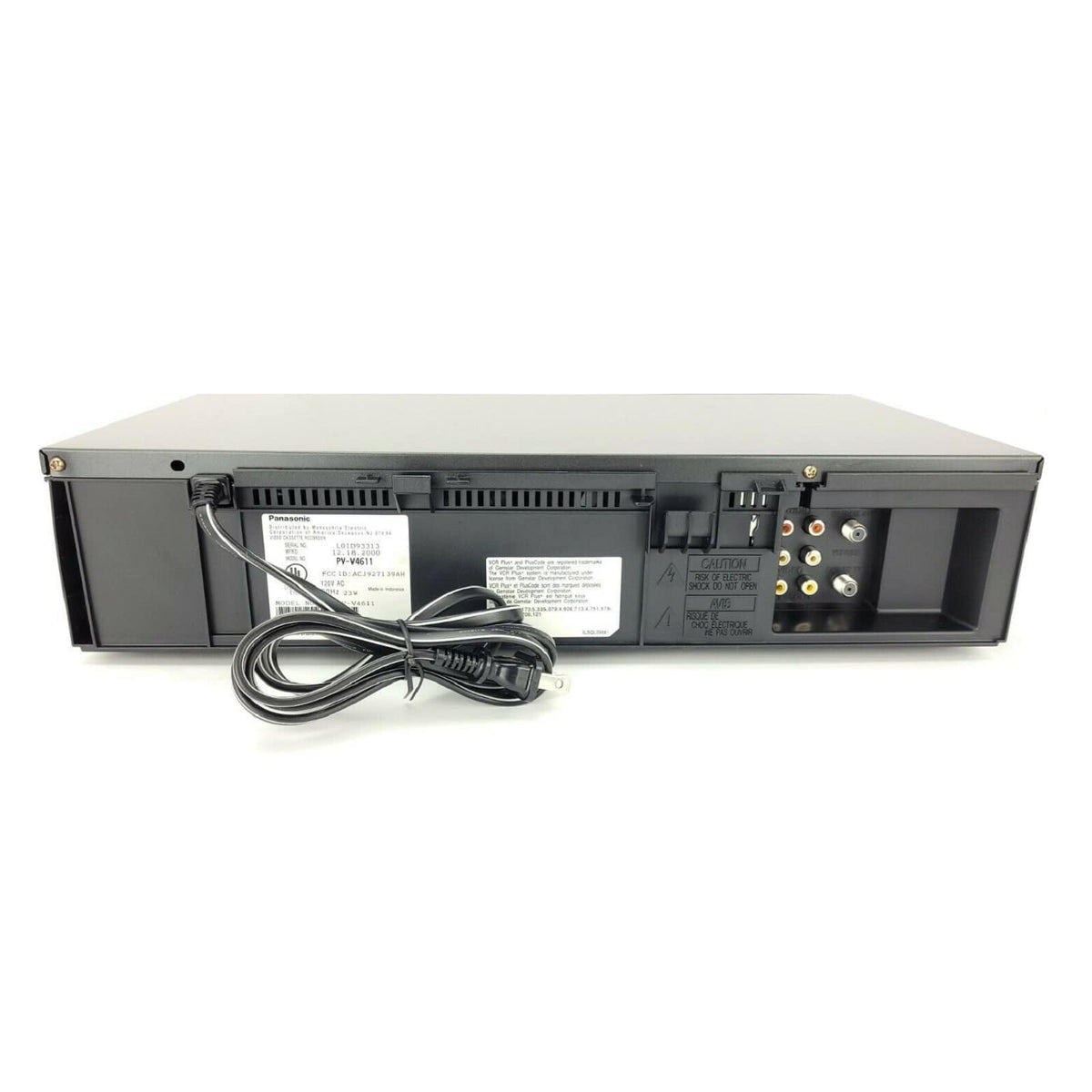 Panasonic VCR 4-Head Hi-Fi Stereo Player PV-V4611