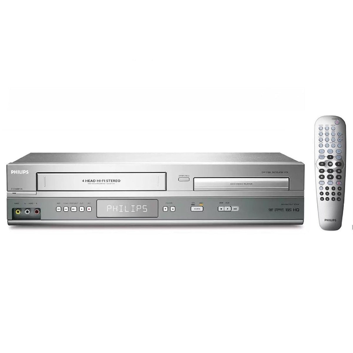 Philips DVD on sale Player VCR Combo With Remote Control