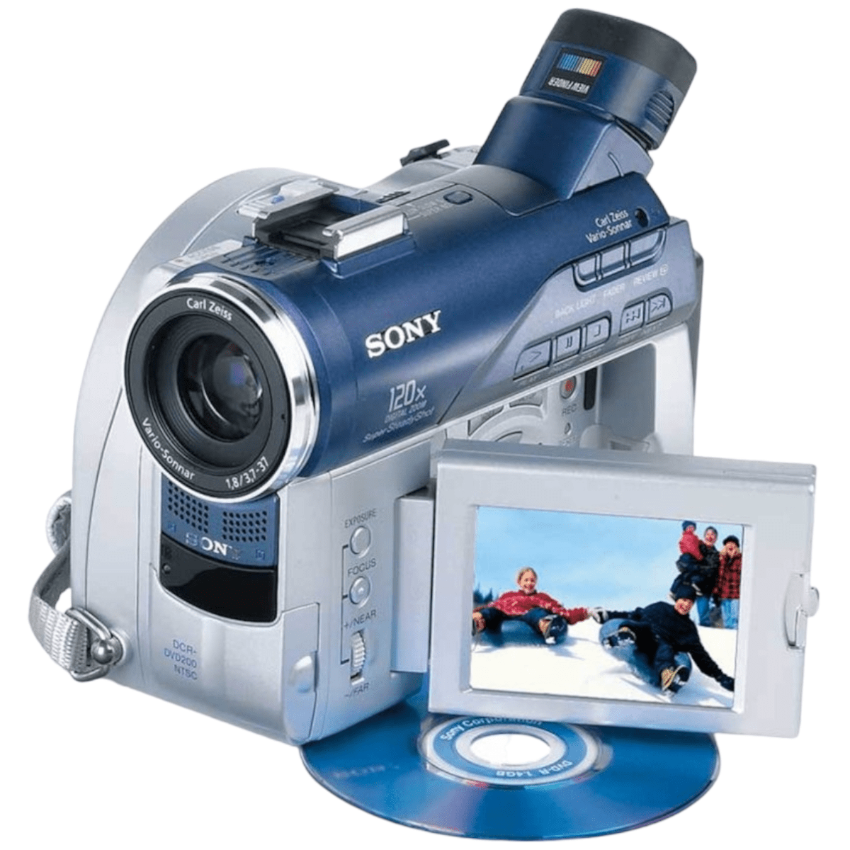 Sony DCR-DVD200 NTSC MiniDVD Handycam 2024 Camcorder 2.5-inch LCD