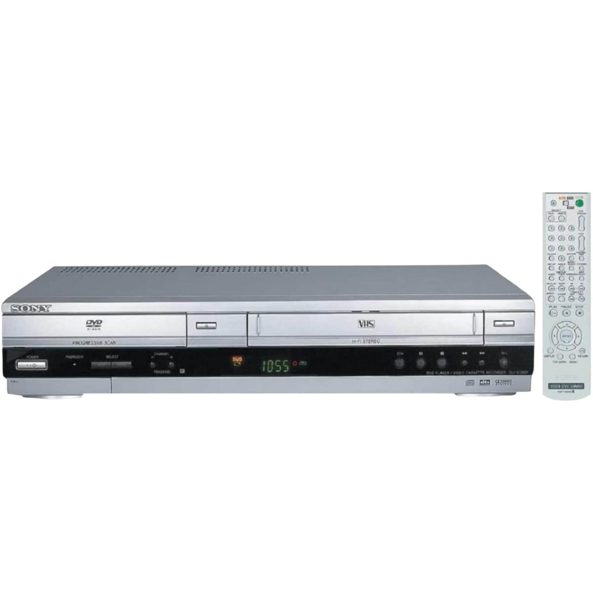  Sony SLV-D360P - Reproductor de DVD/grabadora de casete de vídeo  Combinación de 4 cabezales Reproductor VHS de alta fidelidad / reproductor  de CD con escaneo progresivo, salida digital DTS. (renovado) 