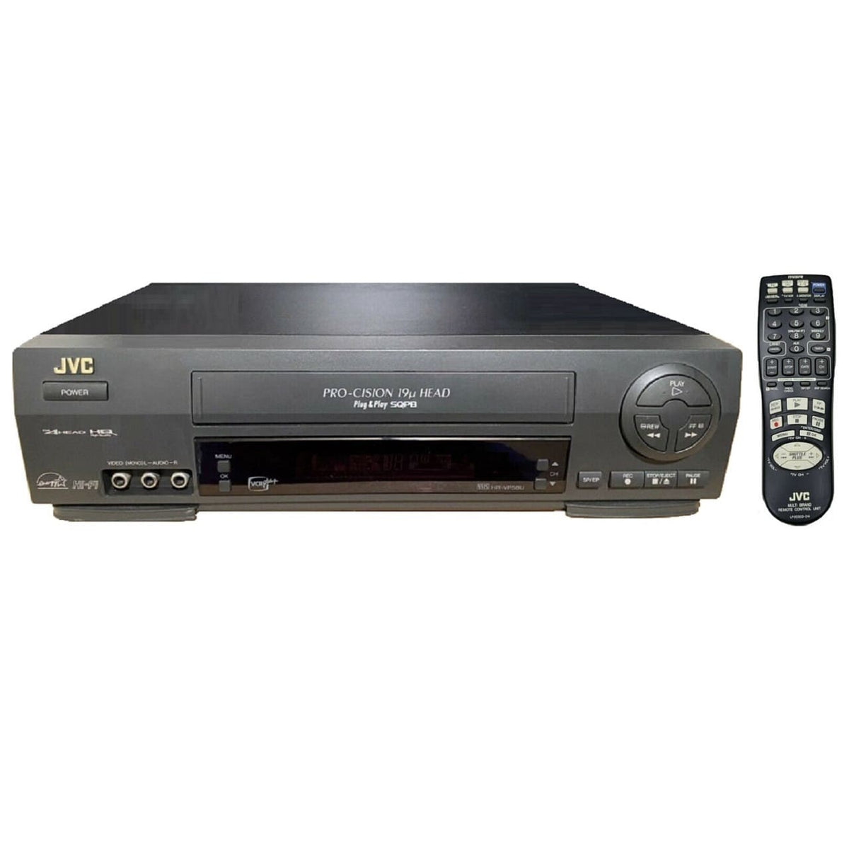 JVC HR-VP48U PRO-CISION 19u VHS VCR Player 4 Head HiFi