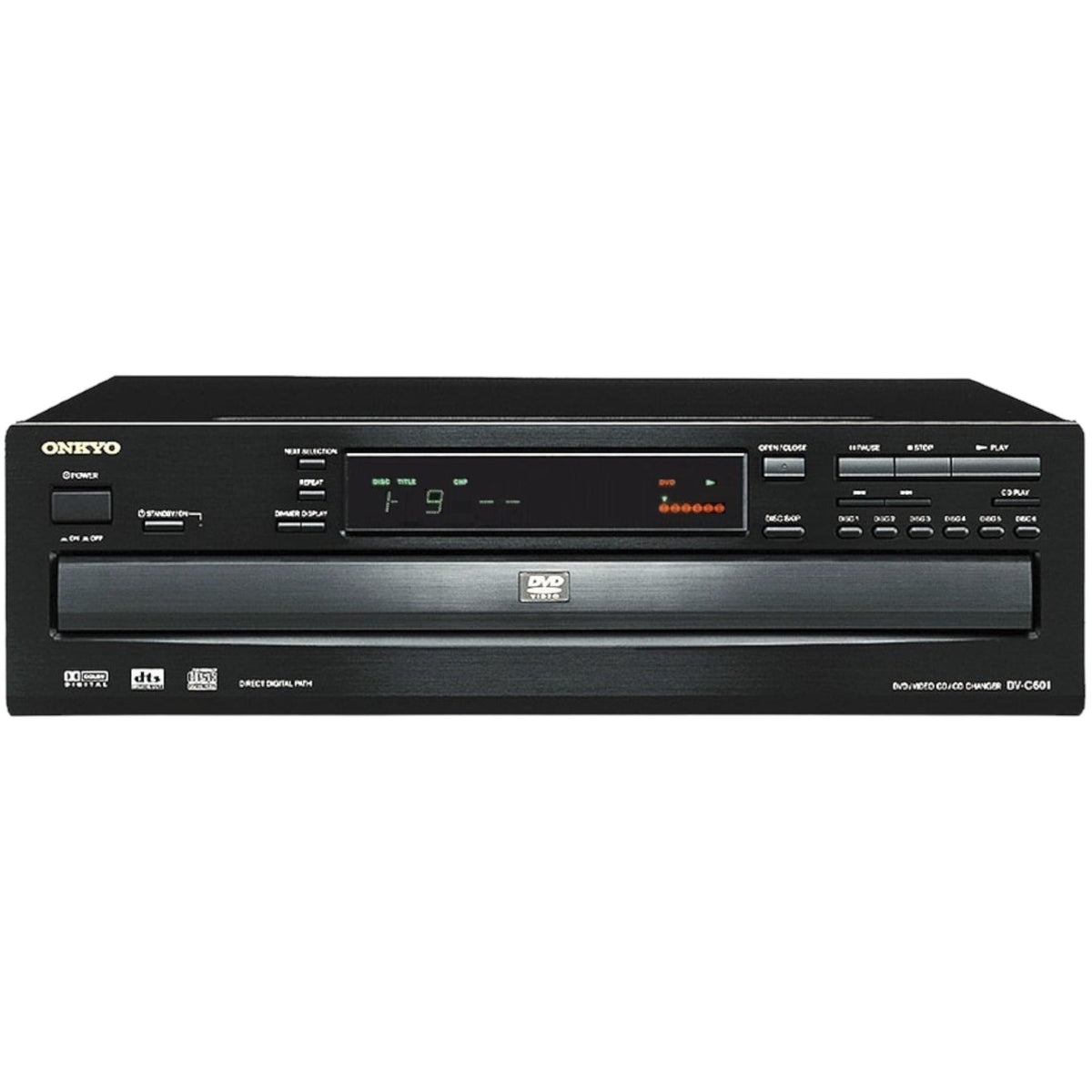 Onkyo DV-C600 outlet CD DVD Changer 5 Disc Player Audiophile HiFi Stereo HD Video Dolby