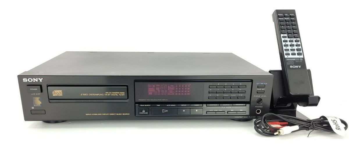 Sony CD Compact Single Disc Player CDP-590 – TekRevolt