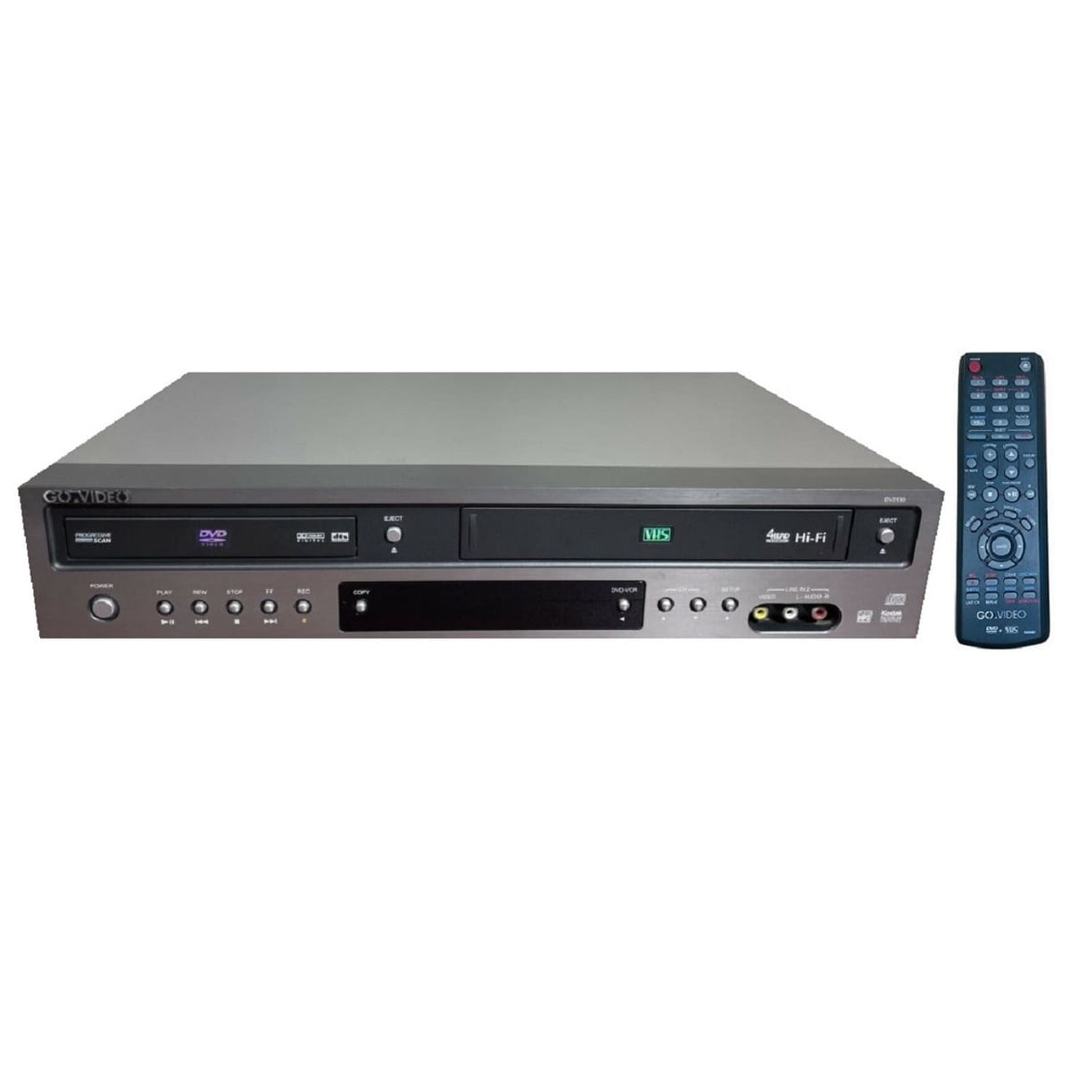 GO VIDEO DVD/VCR VHS Combo Player DV-2130 – TekRevolt