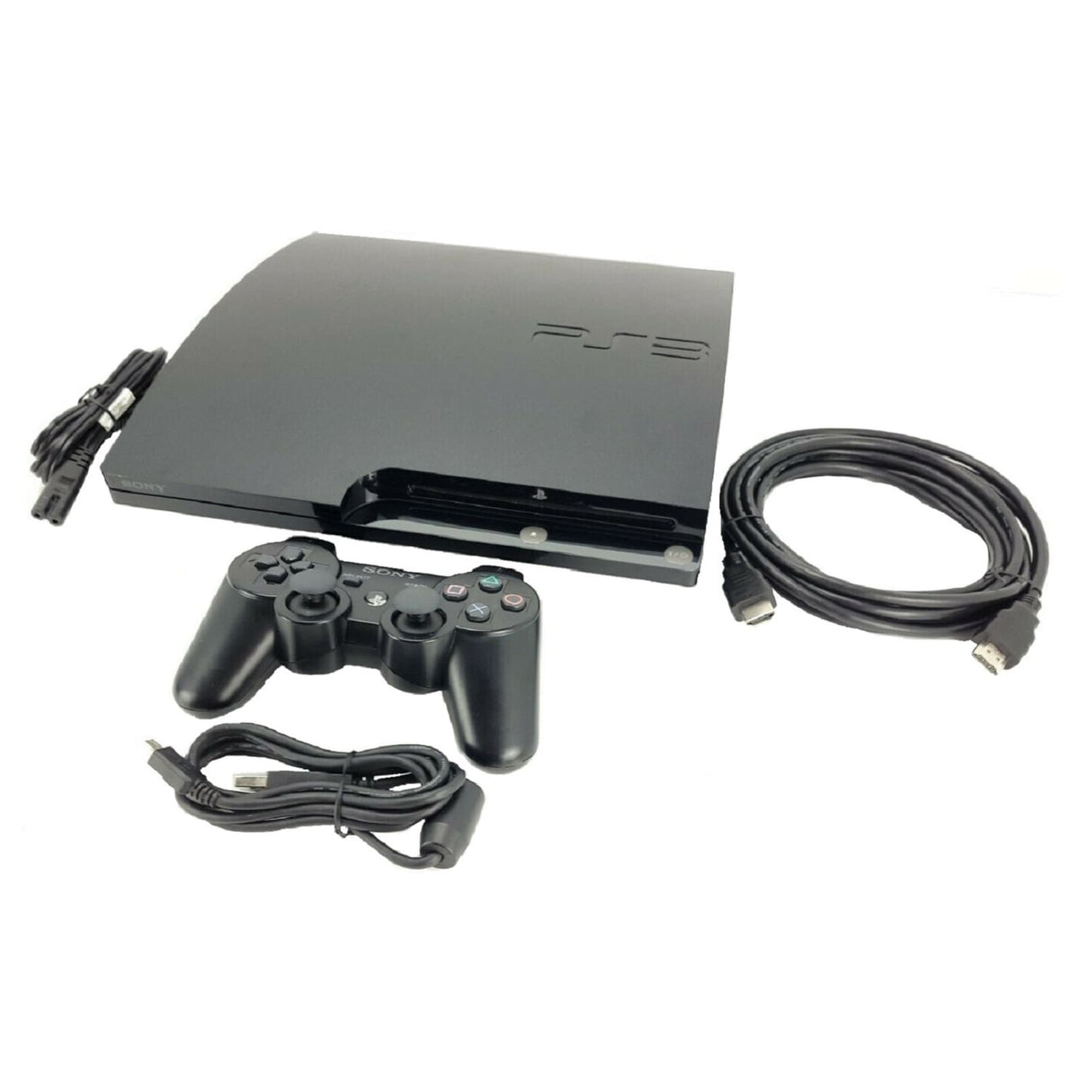 Black PlayStation 3 Sony PS3 Slim 1 Tb 94 Top Games Refurbished, Model  Name/Number: P3S1000UDMN