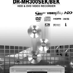 Hard paper print copy of JVC DVD Recorder Instruction Manuals. Free Shipping.