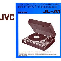 Collection image for: JVC Turntable Record Player Manuals