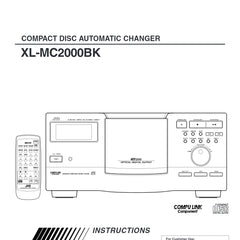 Hard paper print copy of JVC CD Player Instruction Manuals.