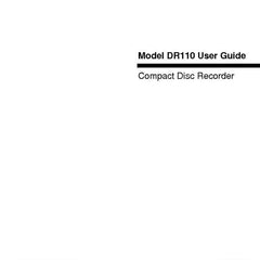 Collection image for: Marantz CD Recorder Manuals