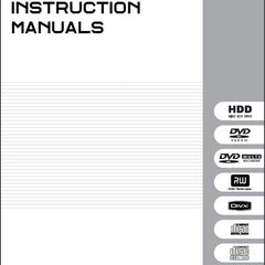 Printed Pioneer DVD Recorder Instruction Manuals