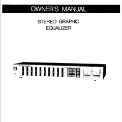 Printed Marantz Equalizer Manuals