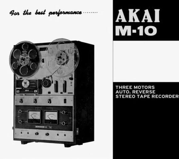 Akai M-10 Tape Deck Owners Instruction Manual