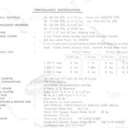 Akai M-5 Tape Deck Owners Instruction Manual