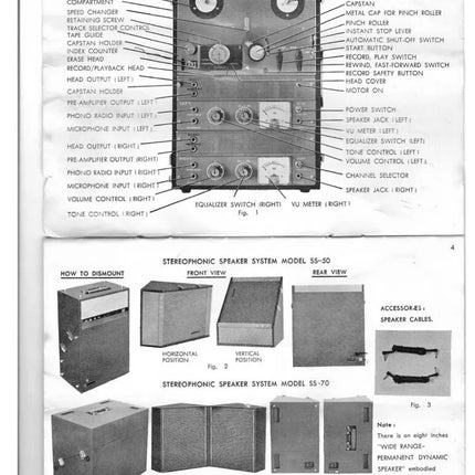 Akai M-6 Tape Deck Owners Instruction Manual