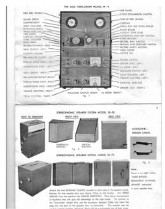 Akai M-6 Tape Deck Owners Instruction Manual