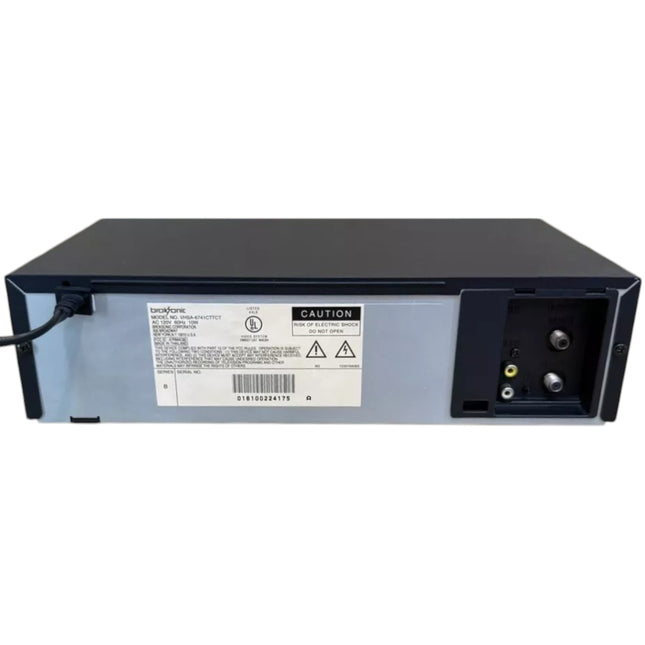 Broksonic VHSA-6741CTTCT VCR VHS Player