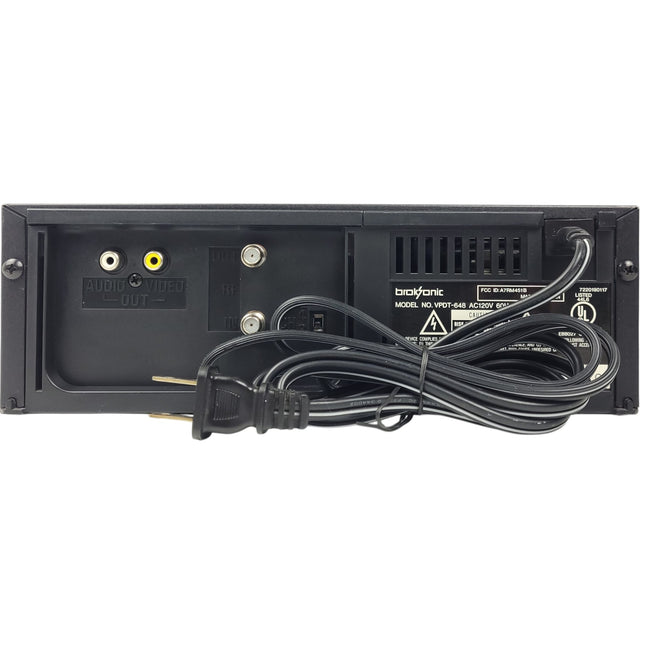 Broksonic VPDT-648 Compact VCR VHS Player