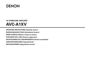 Denon AVC A1XV Receiver Amplifier Owners Manual