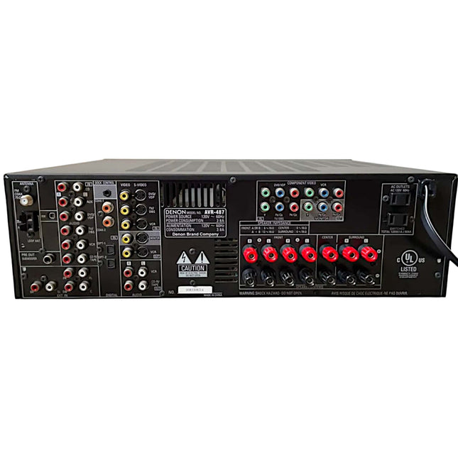 Denon AVR-487 5.1-Channel A/V Receiver – Receiver Only