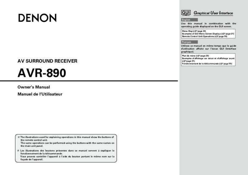 All Denon Receiver Manuals available to ship same day. – TekRevolt