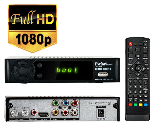 Digital Converter Box - Converts Digital Broadcasts to your Analog TV