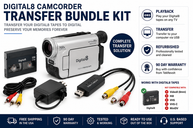 Digital8 Camcorder Transfer Bundle Kit