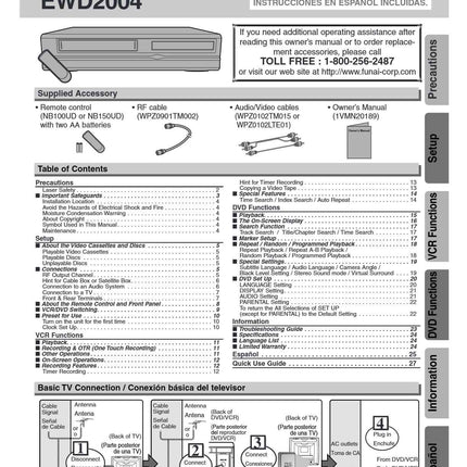 Emerson EWD2004 DVD VCR Combo Owners Manual