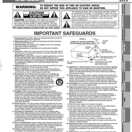 Emerson EWV401A VCR Owners Manual