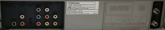 Emerson EWD2004 DVD VCR Combo Player VHS Recorder back
