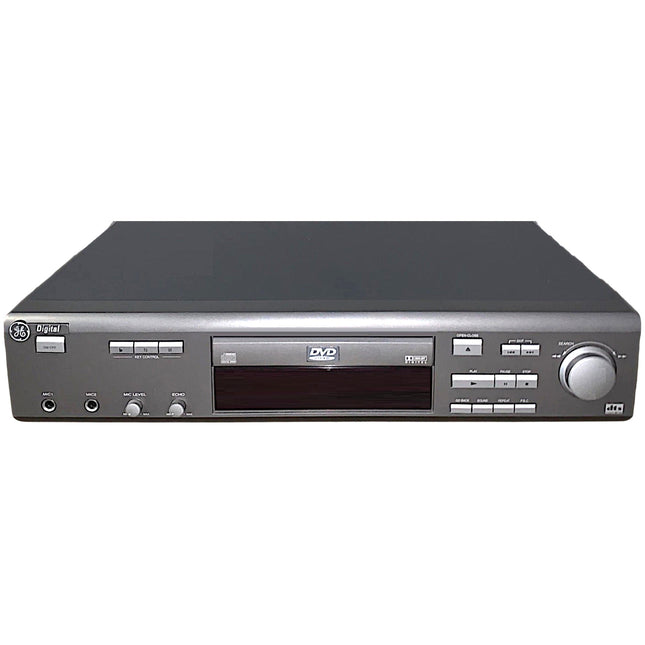 GE GE1101P DVD Player Karaoke CD MP3 Dual Mic Inputs