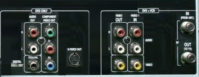 GO VIDEO DVD/VCR VHS Combo Player DV-1030 hook ups