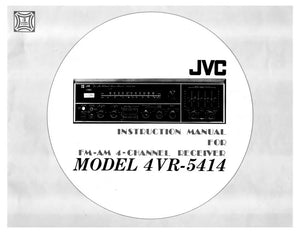 JVC 4VR-5414 Receiver Owners Instruction Manual