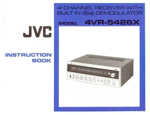 JVC 4VR 5426X Receiver Owners Instruction Manual