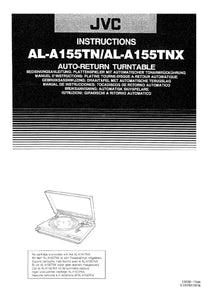 JVC AL-A155TN AL-A155TNX Turntable Owners Instruction Manual