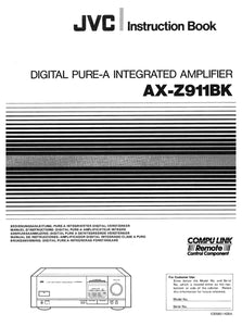 JVC AX-Z911BK Amplifier Owners Instruction Manual