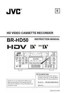 JVC BR-HD50 VCR Owners Instruction Manual