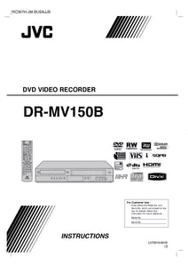 JVC DR-MV150B DVD Recorder Owners Instruction Manual