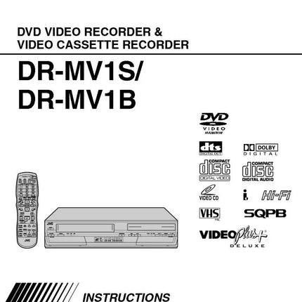 JVC DR-MV1S DVD Recorder Owners Instruction Manual
