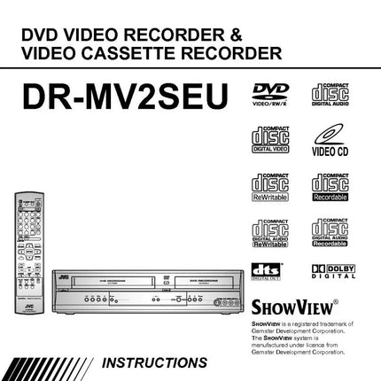 JVC DR-MV2SEU DVD Recorder Owners Instruction Manual