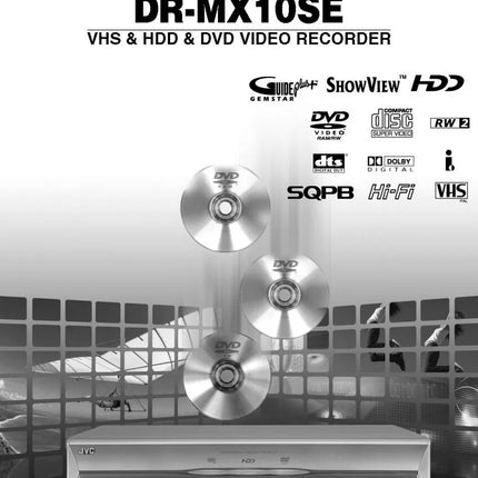 JVC DR-MX10SE DVD Recorder Owners Instruction Manual