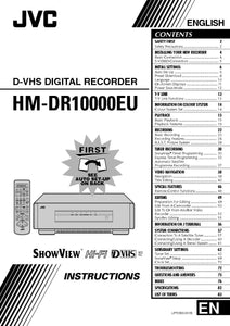 JVC HM-DR10000EU VCR Owners Instruction Manual