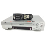 JVC HR-S3910U S-VHS VHS Hi-Fi VCR Super ET Silver