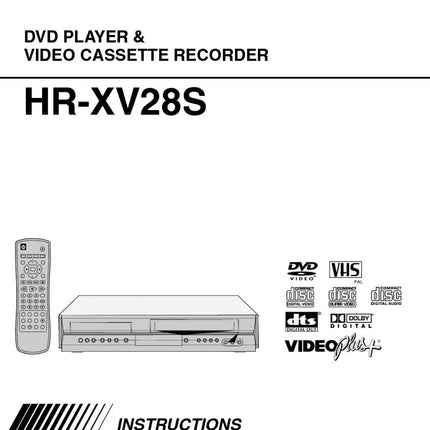 JVC HR-XV28S VCR DVD Owners Instruction Manual