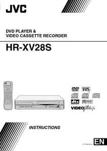 JVC HR-XV28S VCR DVD Owners Instruction Manual