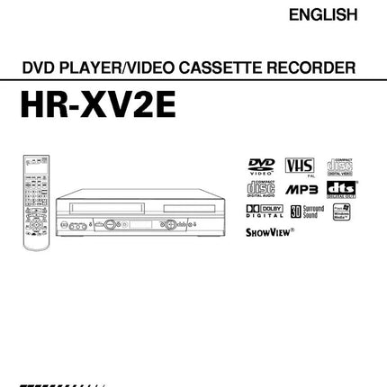 JVC HR-XV2E VCR DVD Owners Instruction Manual