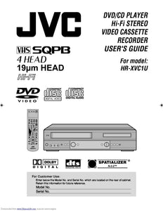 JVC HR-XVC1U VCR DVD Owners Instruction Manual