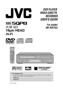 JVC HR-XVC1UJ VCR DVD Owners Instruction Manual