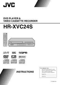 JVC HR-XVC24S VCR DVD Owners Instruction Manual